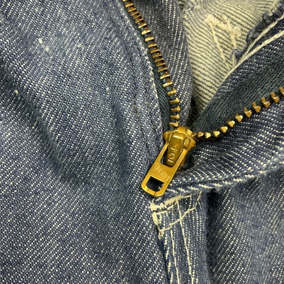 Vintage 1960s/70s Circle S Sears denim cut off youth 4/5 - Picture 4 of 5